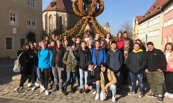 Besuch der italienischen Austauschpartner aus Fermo in Ansbach im April 2019