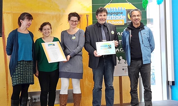 Zertifizierungsveranstaltung Fairtrade School am 21.11.2019