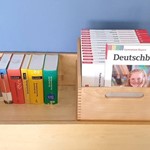 Als Lehrwerk haben wir das "Deutschbuch" aus dem Cornelsen-Verlag eingeführt. Deutsch Galerie 6