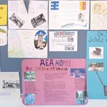 Kreativ werden unsere Schülerinnen und Schüler im Deutschunterricht oft digital, daneben aber auch noch ganz handfest mit Papier, Stift, Schere und Kleber. Deutsch Galerie 7