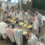 Käseherstellung im Labor der Hochschule Triesdorf Exkursion Triesdorf BCP